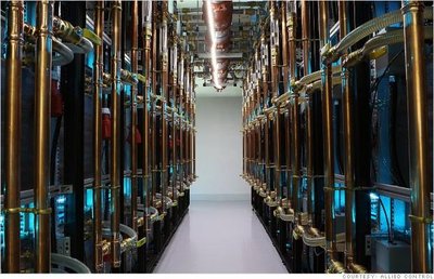 A modern mining farm showcasing advanced equipment